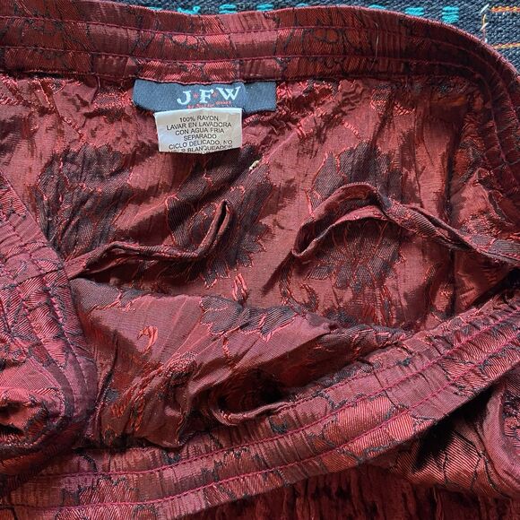 Vintage 90’s JFW Rayon Velvet Maxi Skirt. India. Whimsygoth. Goth. Boho. Small. - Picture 11 of 16